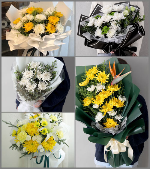 广东清远市英德市黄花镇平星村白事花束代送